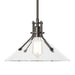 Henry Medium Glass Shade Pendant in Oil Rubbed Bronze - 134553-SKT-MULT-14-ZM0686 by Hubbardton Forge