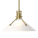 Henry Medium Glass Shade Pendant in Modern Brass - 134553-SKT-MULT-86-FD0686 by Hubbardton Forge