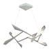 Quill LED Pendant in Vintage Platinum - 135003-LED-STND-82 by Hubbardton Forge