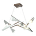 Plume 8-Light LED Pendant in Bronze with Vintage Platinum Accent - 135007-LED-STND-05-82 by Hubbardton Forge