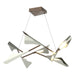 Plume 8-Light LED Pendant in Bronze with Sterling Accent - 135007-LED-STND-05-85 by Hubbardton Forge