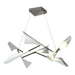 Plume 8-Light LED Pendant in Natural Iron with Vintage Platinum Accent - 135007-LED-STND-20-82 by Hubbardton Forge