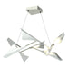 Plume 8-Light LED Pendant in Sterling with Vintage Platinum Accent - 135007-LED-STND-85-82 by Hubbardton Forge