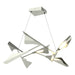 Plume 8-Light LED Pendant in Sterling with Sterling Accent - 135007-LED-STND-85-85 by Hubbardton Forge