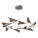 Plume 12-Light LED Pendant in Bronze with Bronze Accent - 135008-LED-STND-05-05 by Hubbardton Forge