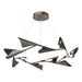 Plume 12-Light LED Pendant in Bronze with Oil Rubbed Bronze Accent - 135008-LED-STND-05-14 by Hubbardton Forge