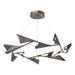 Plume 12-Light LED Pendant in Bronze with Natural Iron Accent - 135008-LED-STND-05-20 by Hubbardton Forge