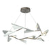 Plume 12-Light LED Pendant in Dark Smoke with Vintage Platinum Accent - 135008-LED-STND-07-82 by Hubbardton Forge