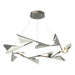 Plume 12-Light LED Pendant in Dark Smoke with Sterling Accent - 135008-LED-STND-07-85 by Hubbardton Forge