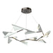 Plume 12-Light LED Pendant in Oil Rubbed Bronze with Vintage Platinum Accent - 135008-LED-STND-14-82 by Hubbardton Forge