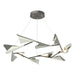 Plume 12-Light LED Pendant in Natural Iron with Sterling Accent - 135008-LED-STND-20-85 by Hubbardton Forge