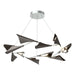 Plume 12-Light LED Pendant in Vintage Platinum with Oil Rubbed Bronze Accent - 135008-LED-STND-82-14 by Hubbardton Forge