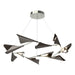 Plume 12-Light LED Pendant in Sterling with Oil Rubbed Bronze Accent - 135008-LED-STND-85-14 by Hubbardton Forge