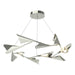 Plume 12-Light LED Pendant in Sterling with Sterling Accent - 135008-LED-STND-85-85 by Hubbardton Forge