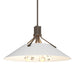 Henry Pendant in Bronze with White Accent - 136340-SKT-MULT-05-02 by Hubbardton Forge