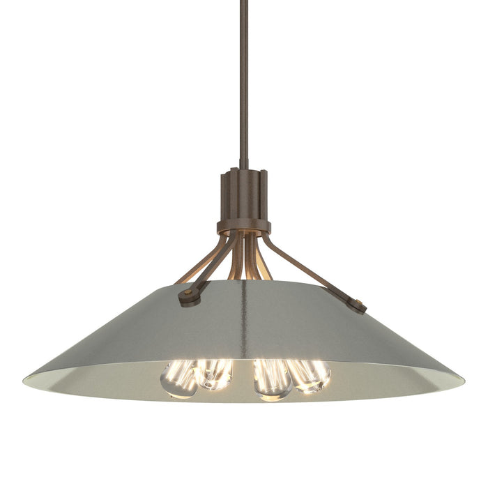 Henry Pendant in Bronze with Sterling Accent - 136340-SKT-MULT-05-85 by Hubbardton Forge