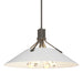 Henry Pendant in Dark Smoke with White Accent - 136340-SKT-MULT-07-02 by Hubbardton Forge