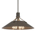 Henry Pendant in Dark Smoke with Bronze Accent - 136340-SKT-MULT-07-05 by Hubbardton Forge