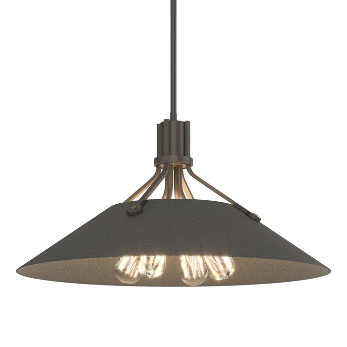 Henry Pendant in Dark Smoke with Natural Iron Accent - 136340-SKT-MULT-07-20 by Hubbardton Forge