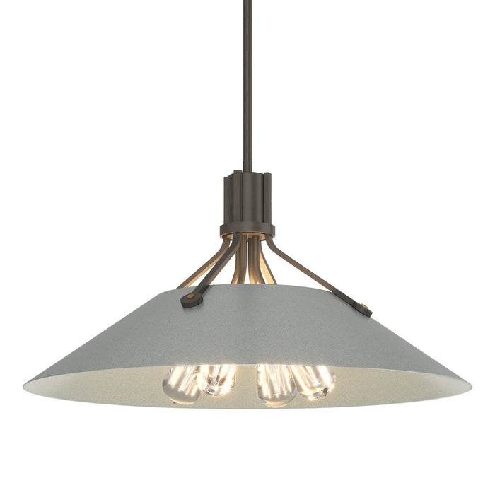 Henry Pendant in Dark Smoke with Vintage Platinum Accent - 136340-SKT-MULT-07-82 by Hubbardton Forge