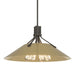 Henry Pendant in Dark Smoke with Modern Brass Accent - 136340-SKT-MULT-07-86 by Hubbardton Forge