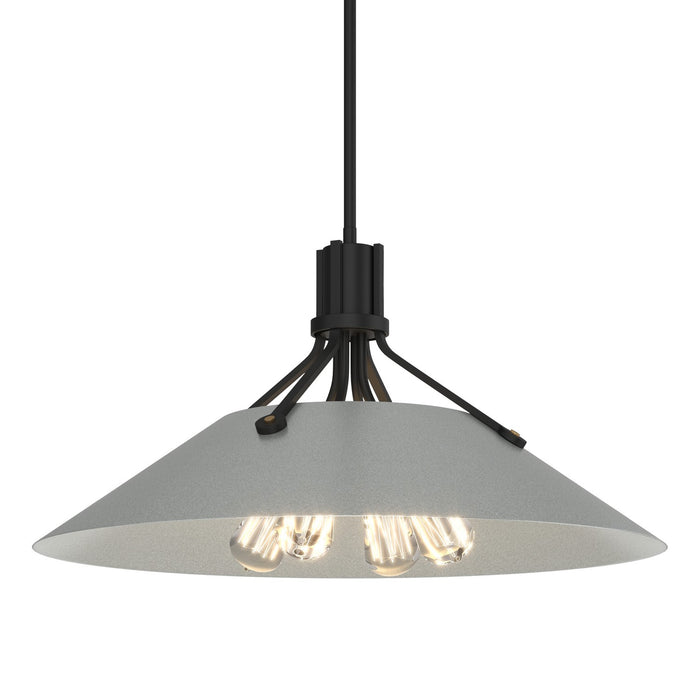 Henry Pendant in Black with Vintage Platinum Accent - 136340-SKT-MULT-10-82 by Hubbardton Forge