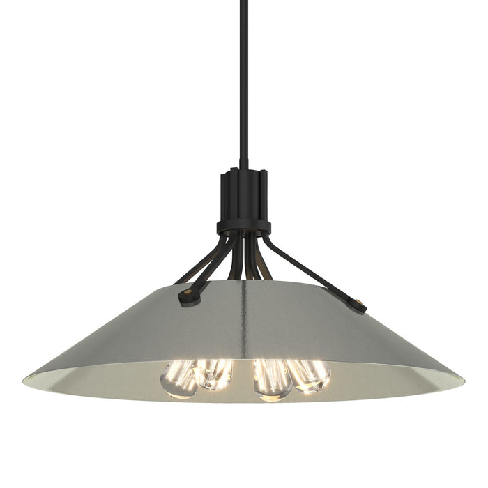 Henry Pendant in Black with Sterling Accent - 136340-SKT-MULT-10-85 by Hubbardton Forge