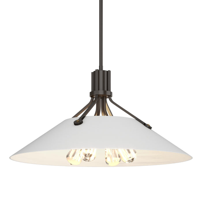 Henry Pendant in Oil Rubbed Bronze with White Accent - 136340-SKT-MULT-14-02 by Hubbardton Forge