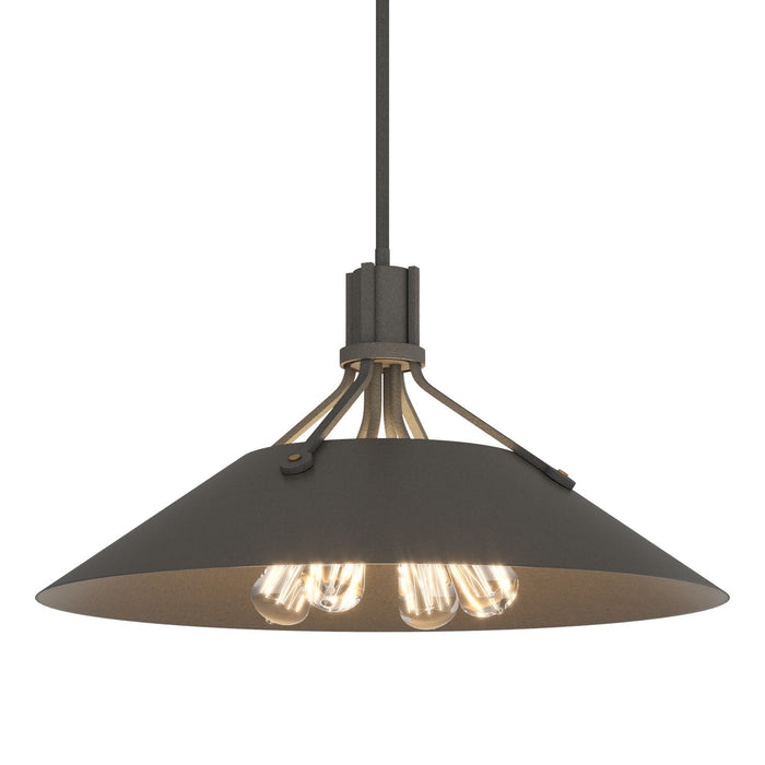 Henry Pendant in Natural Iron with Dark Smoke Accent - 136340-SKT-MULT-20-07 by Hubbardton Forge