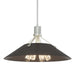 Henry Pendant in Vintage Platinum with Oil Rubbed Bronze Accent - 136340-SKT-MULT-82-14 by Hubbardton Forge