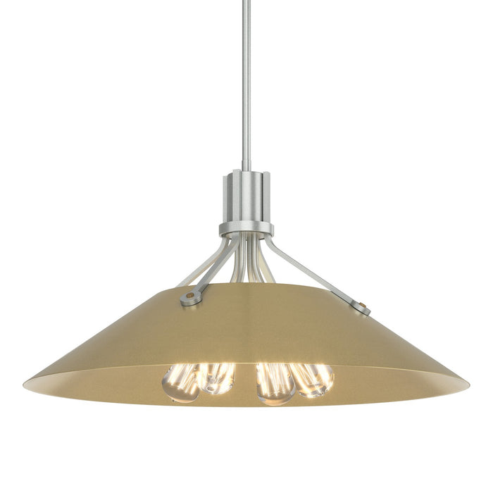 Henry Pendant in Vintage Platinum with Modern Brass Accent - 136340-SKT-MULT-82-86 by Hubbardton Forge