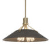 Henry Pendant in Soft Gold with Dark Smoke Accent - 136340-SKT-MULT-84-07 by Hubbardton Forge