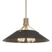 Henry Pendant in Soft Gold with Oil Rubbed Bronze Accent - 136340-SKT-MULT-84-14 by Hubbardton Forge