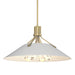 Henry Pendant in Modern Brass with White Accent - 136340-SKT-MULT-86-02 by Hubbardton Forge