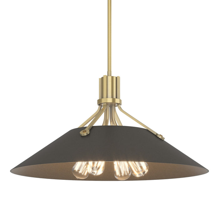 Henry Pendant in Modern Brass with Dark Smoke Accent - 136340-SKT-MULT-86-07 by Hubbardton Forge