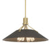 Henry Pendant in Modern Brass with Dark Smoke Accent - 136340-SKT-MULT-86-07 by Hubbardton Forge