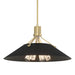 Henry Pendant in Modern Brass with Black Accent - 136340-SKT-MULT-86-10 by Hubbardton Forge