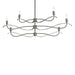 Willow 6-Light Small Chandelier in Natural Iron - 136350-SKT-MULT-20 by Hubbardton Forge