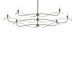 Willow 6-Light Large Chandelier in Oil Rubbed Bronze - 136352-SKT-MULT-14 by Hubbardton Forge