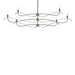 Willow 6-Light Large Chandelier in Natural Iron - 136352-SKT-MULT-20 by Hubbardton Forge