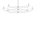 Willow 6-Light Large Chandelier in Vintage Platinum - 136352-SKT-MULT-82 by Hubbardton Forge