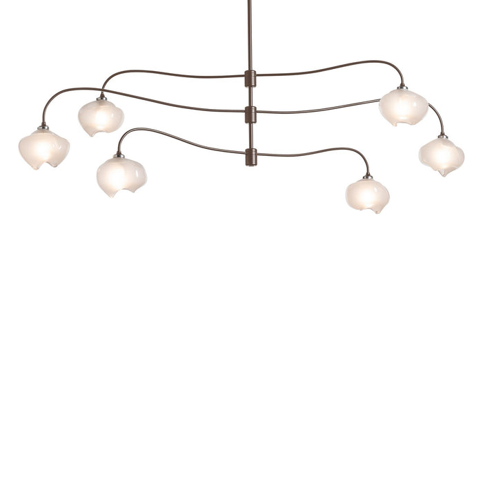 Ume 6-Light Large Pendant in Bronze - 136357-SKT-MULT-05-FD0710 by Hubbardton Forge