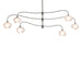 Ume 6-Light Large Pendant in Natural Iron - 136357-SKT-MULT-20-FD0710 by Hubbardton Forge