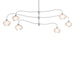 Ume 6-Light Large Pendant in Vintage Platinum - 136357-SKT-MULT-82-FD0710 by Hubbardton Forge