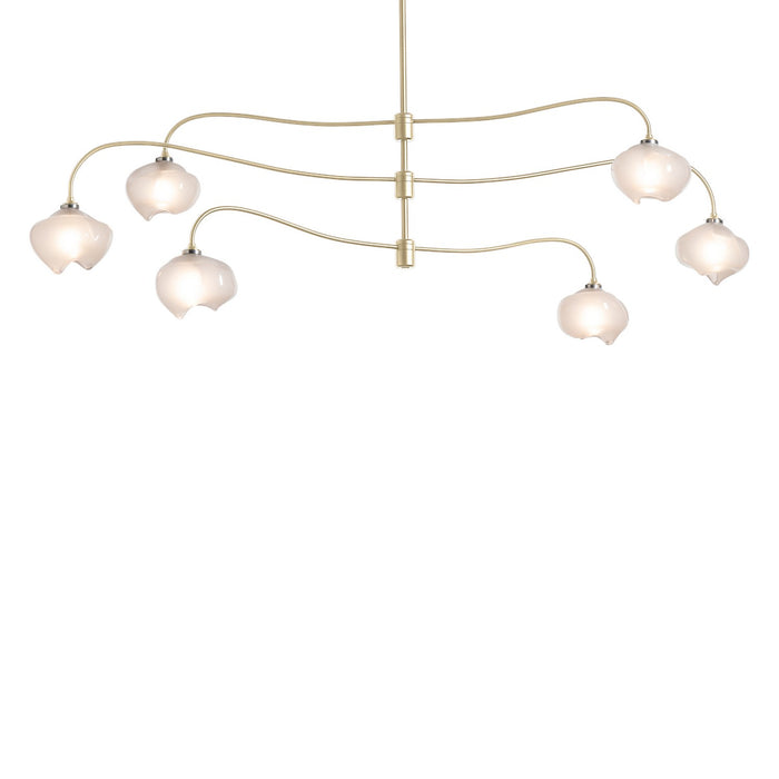 Ume 6-Light Large Pendant in Modern Brass - 136357-SKT-MULT-86-FD0710 by Hubbardton Forge