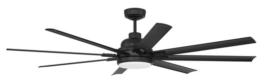 RSH65FB8- Rush 65" Ceiling Fan in Flat Black by Craftmade