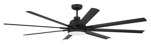 RSH72FB8- Rush 72" Ceiling Fan in Flat Black by Craftmade