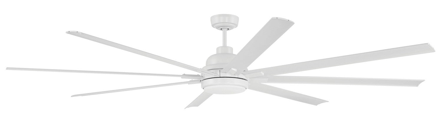 RSH84W8- Rush 84" Ceiling Fan in White by Craftmade