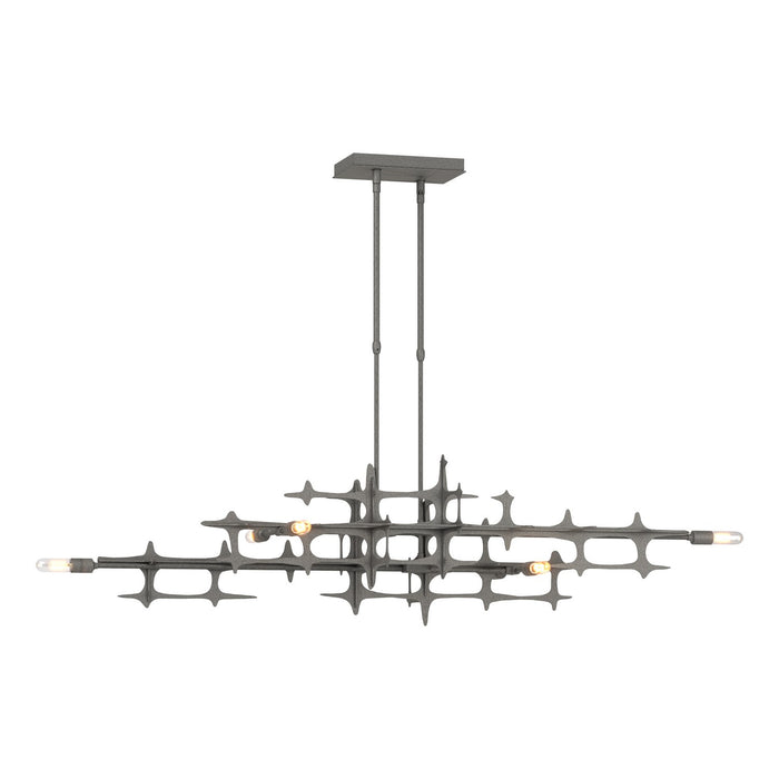 Grid Pendant in Natural Iron - 136385-SKT-STND-20 by Hubbardton Forge