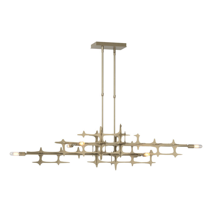 Grid Pendant in Soft Gold - 136385-SKT-STND-84 by Hubbardton Forge